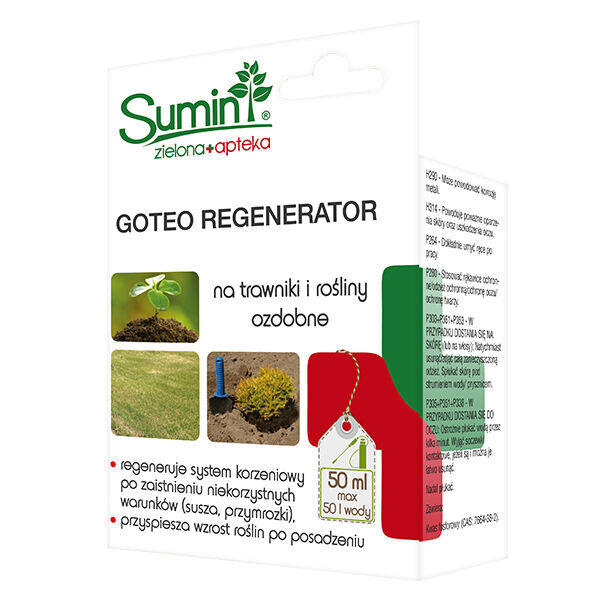 新plant surfactant GOTEO REGENERATOR NA TRAWNIKI I ROŚLINY OZDOBNE 50ML Sumin