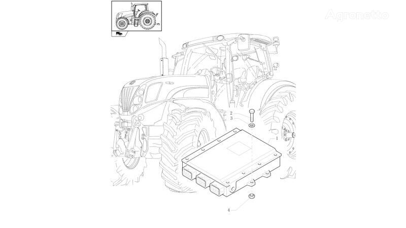 轮式拖拉机 New Holland T6010 的 控制单元 84225102