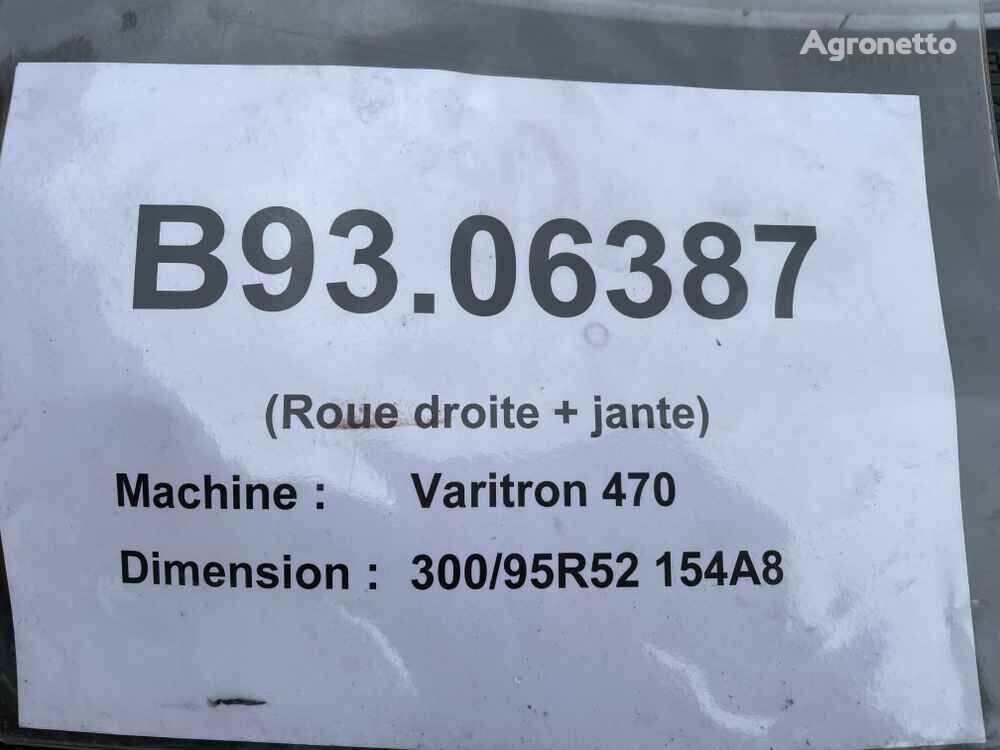 车轮 Grimme VARITRON 470 réf B93.06387